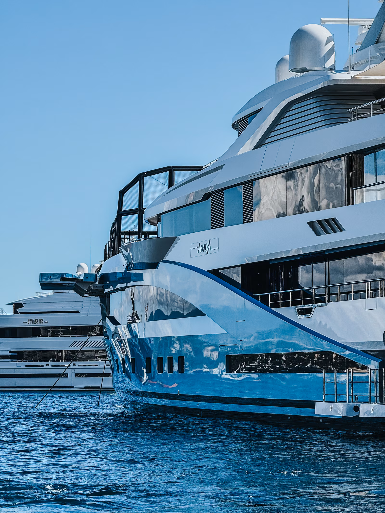 A boat, sky, Port Hercule, Monaco