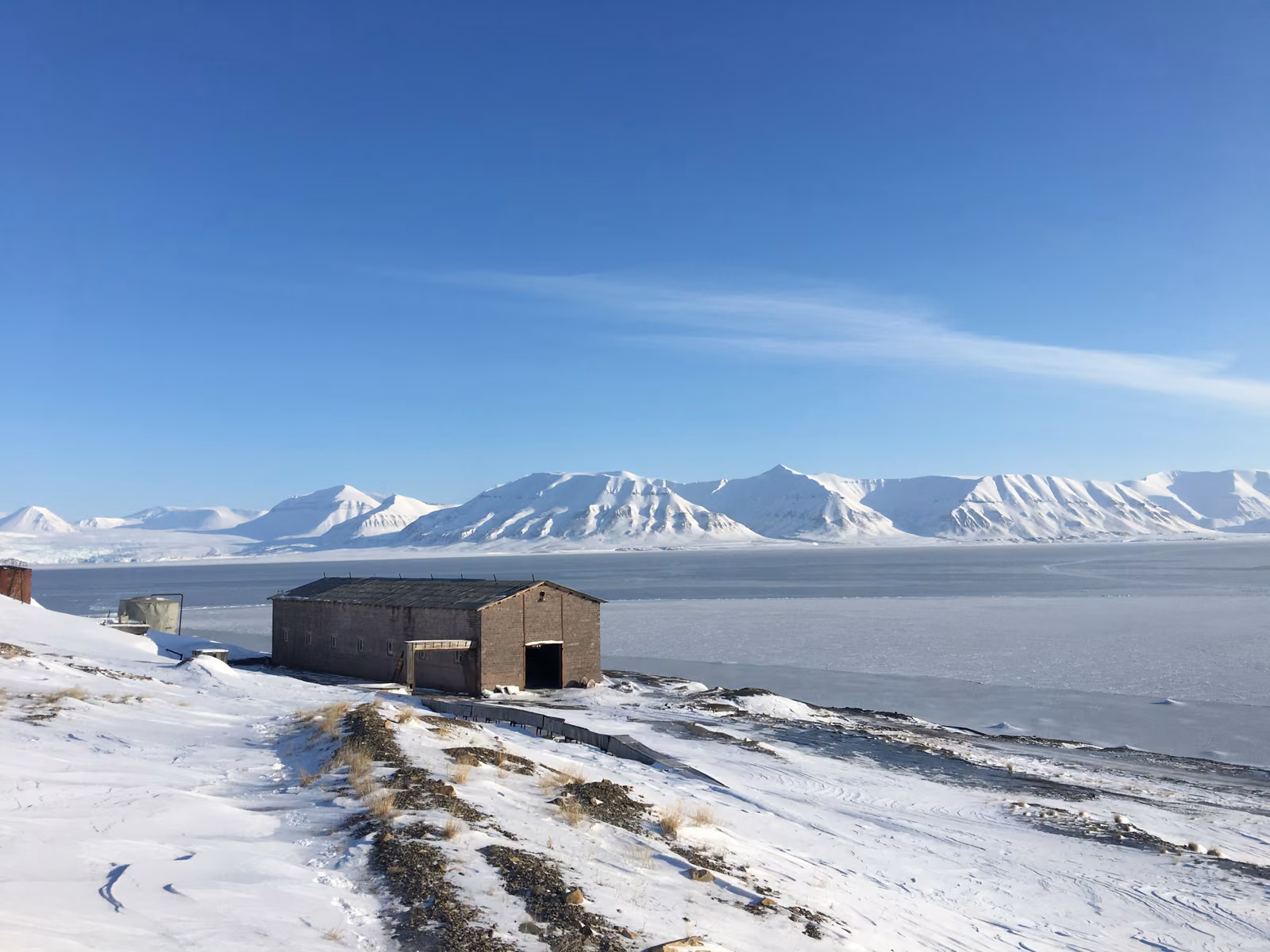 Snow, ice, Pyramiden, Svalbard