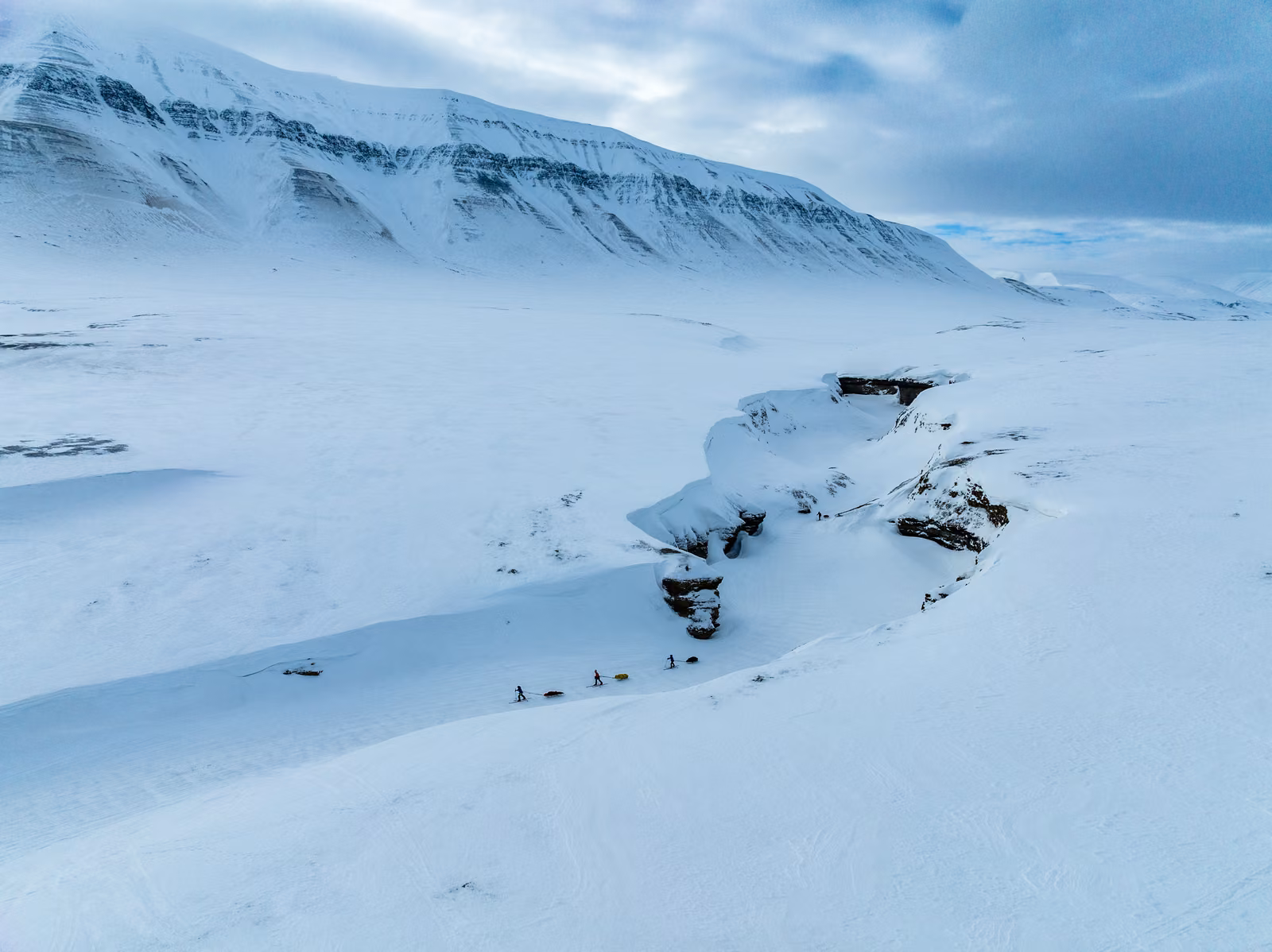 Snow, ice, Longyearbyen, Svalbard