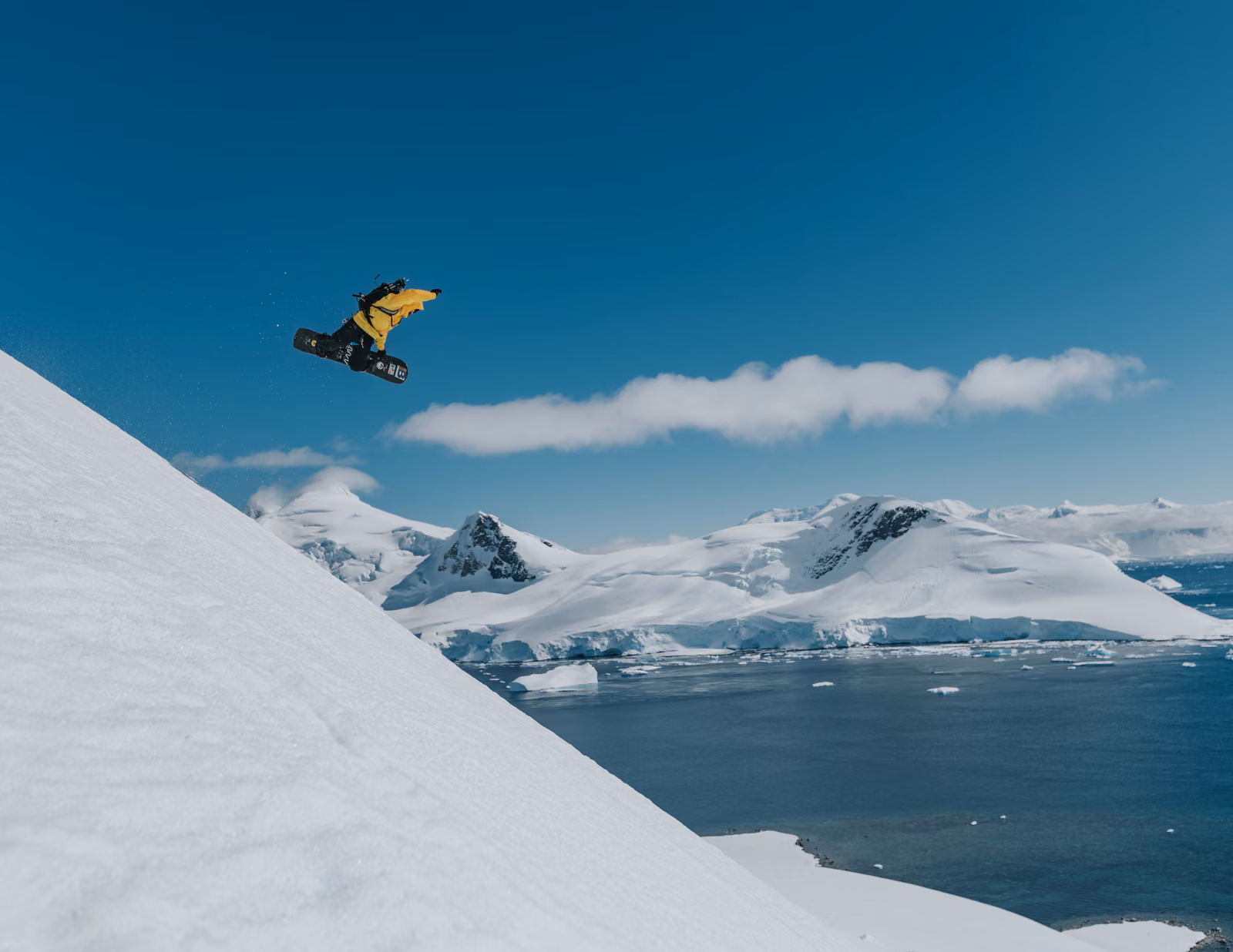 Sky, snow, Antarctic Peninsula