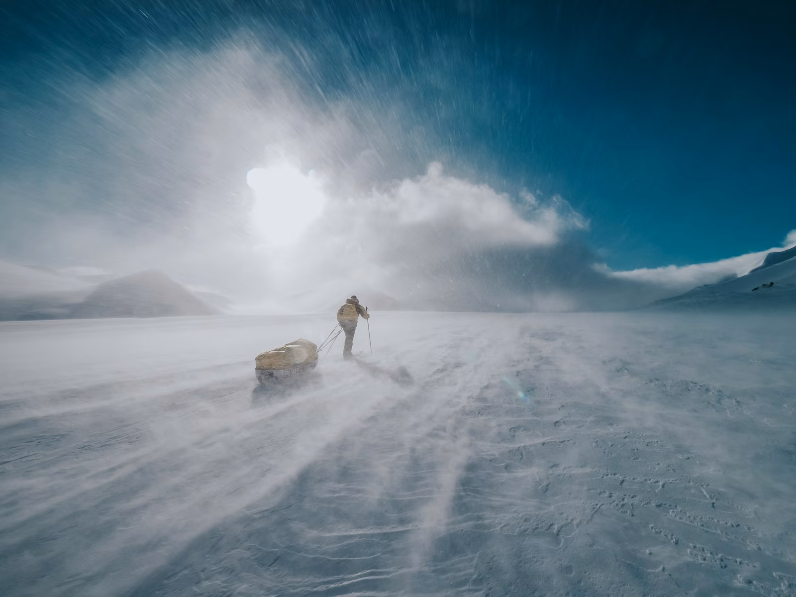 Snow, ice, Longyearbyen, Svalbard