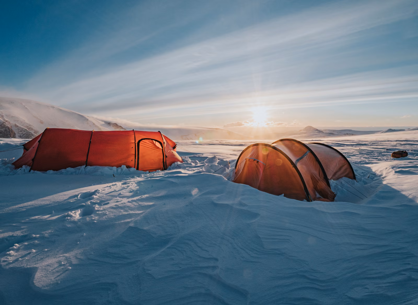 A tent, Svalbard, Norway