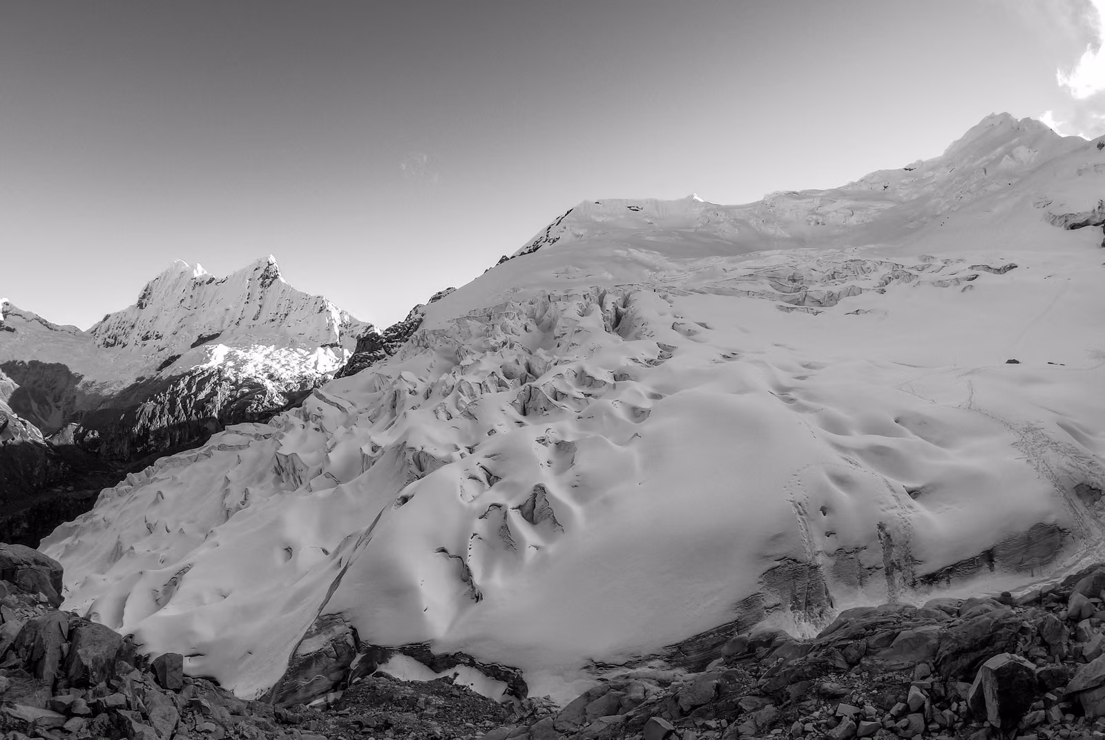 Snow, ice, Cordillera Blanca, Peru