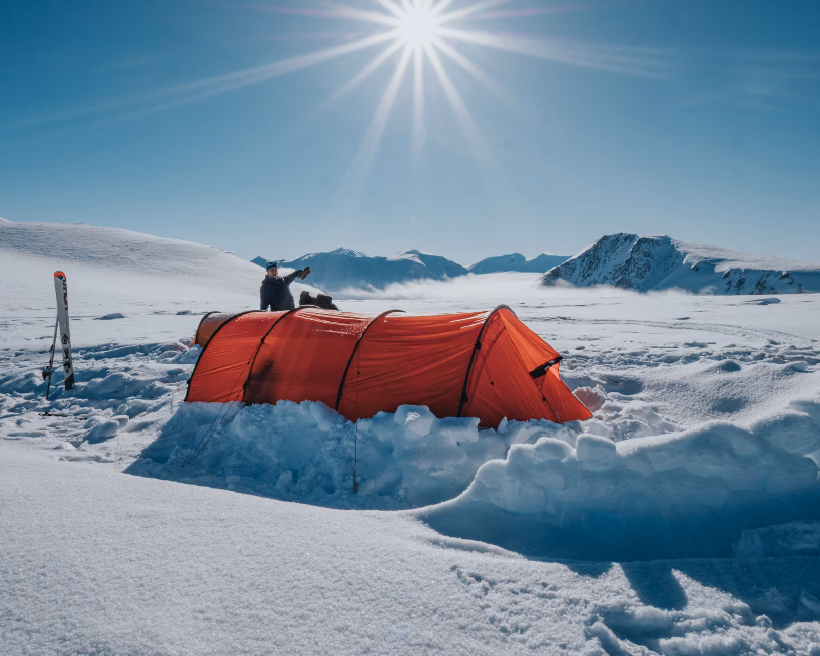Snow, ice, Svalbard, Norway