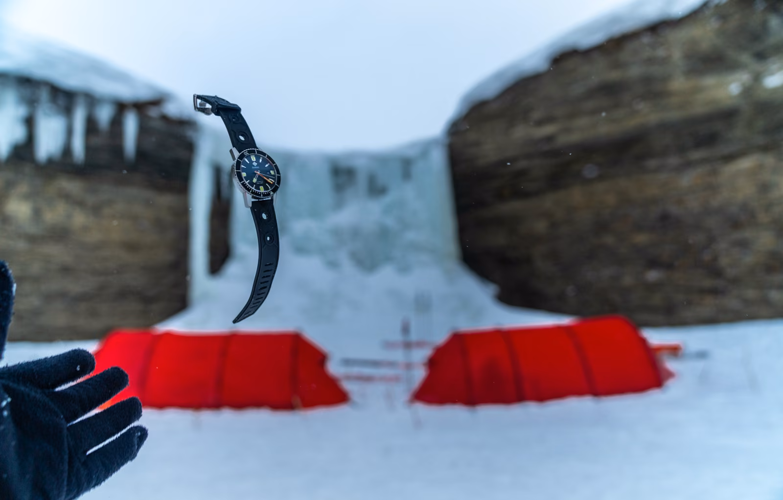 Snow, ice, Longyearbyen, Svalbard