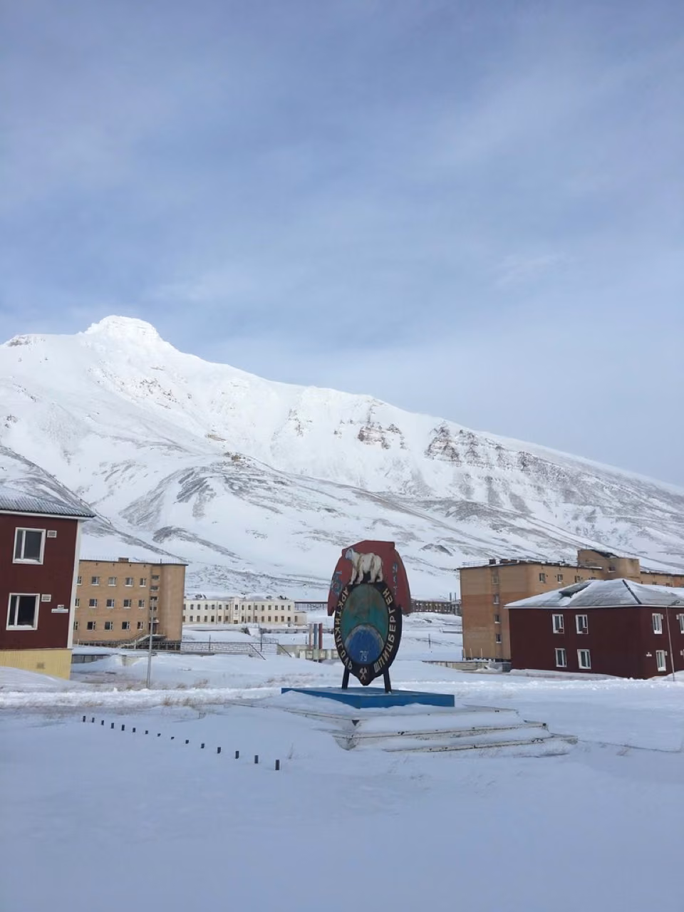 Snow, ice, Svalbard, Norway