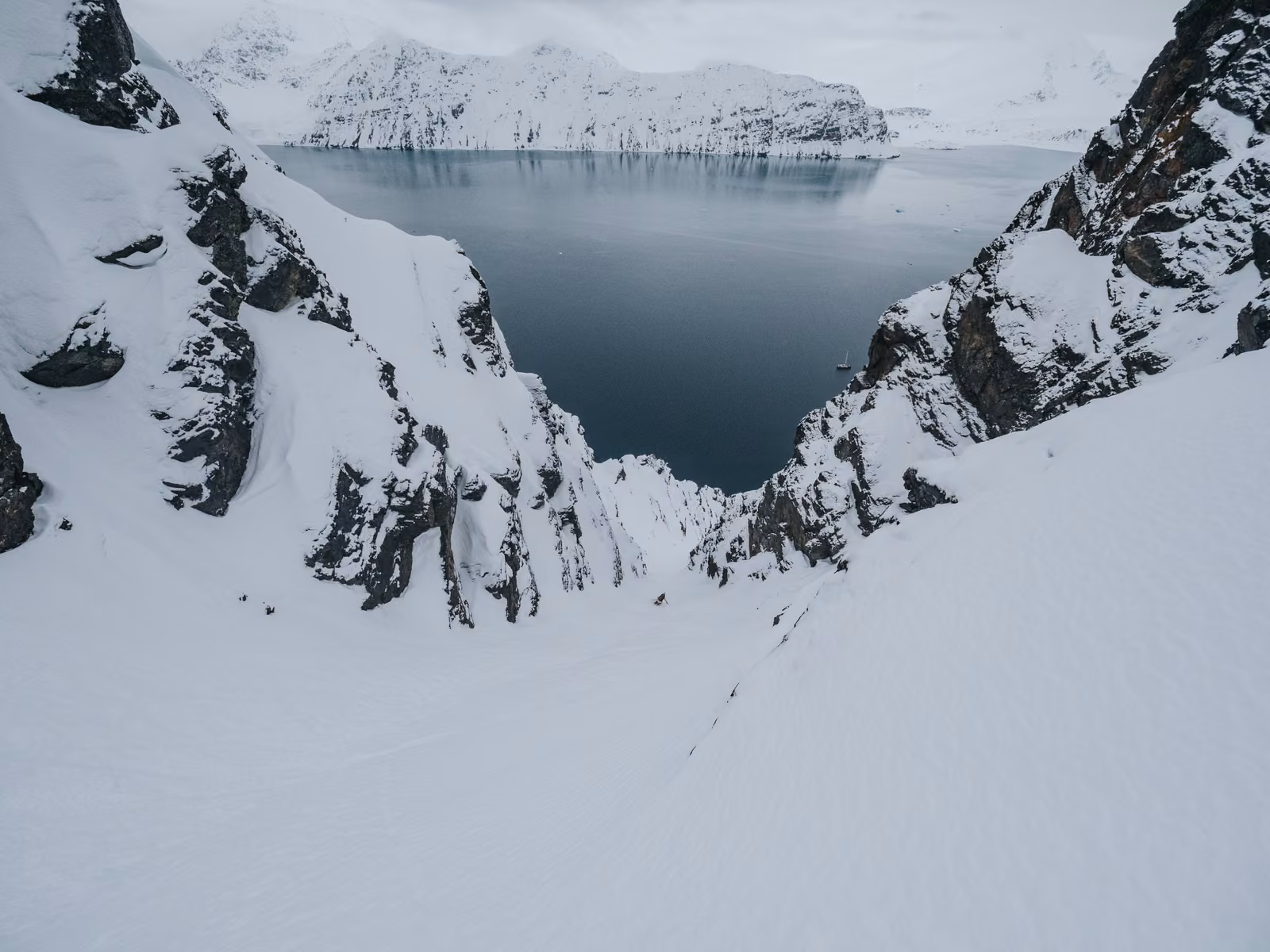 Snow, ice, West coast, Svalbard